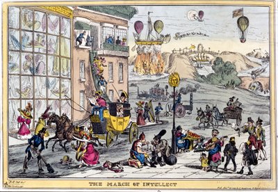 March of Intellect, 1828 by William Heath
